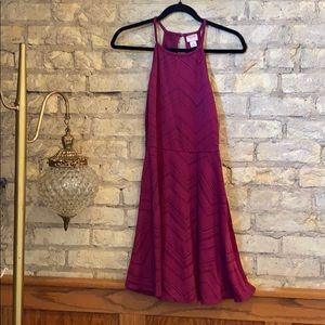 Magenta Target dress